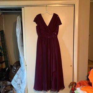 Formal purple dress